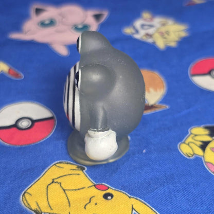 Pokemon Poliwhirl Clear Figure Finger Puppet 1996 Bandai Nintendo PVC Japan USA