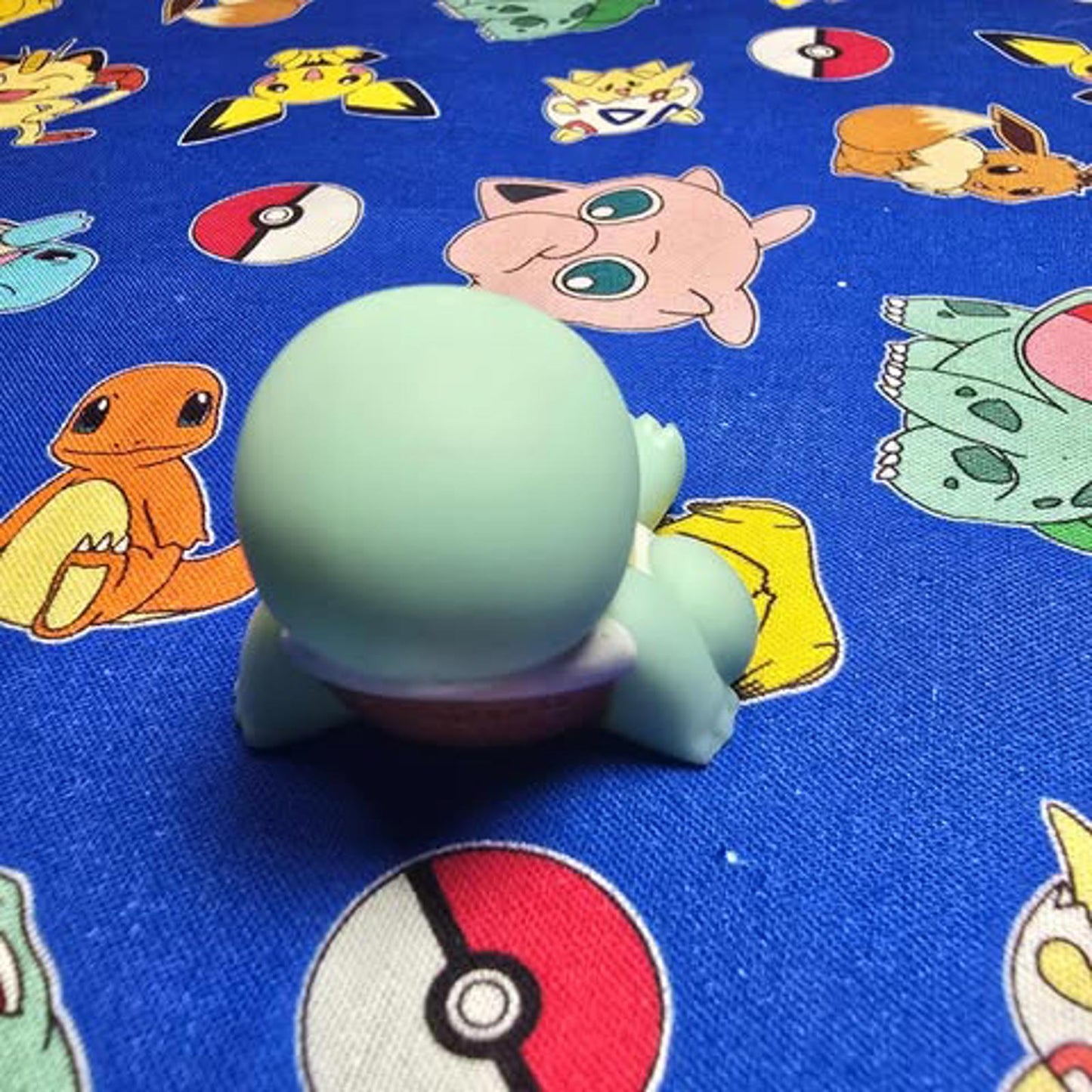 Pokemon Squirtle Figure Finger Puppet 2005 Nintendo Bandai Vintage Japan USA