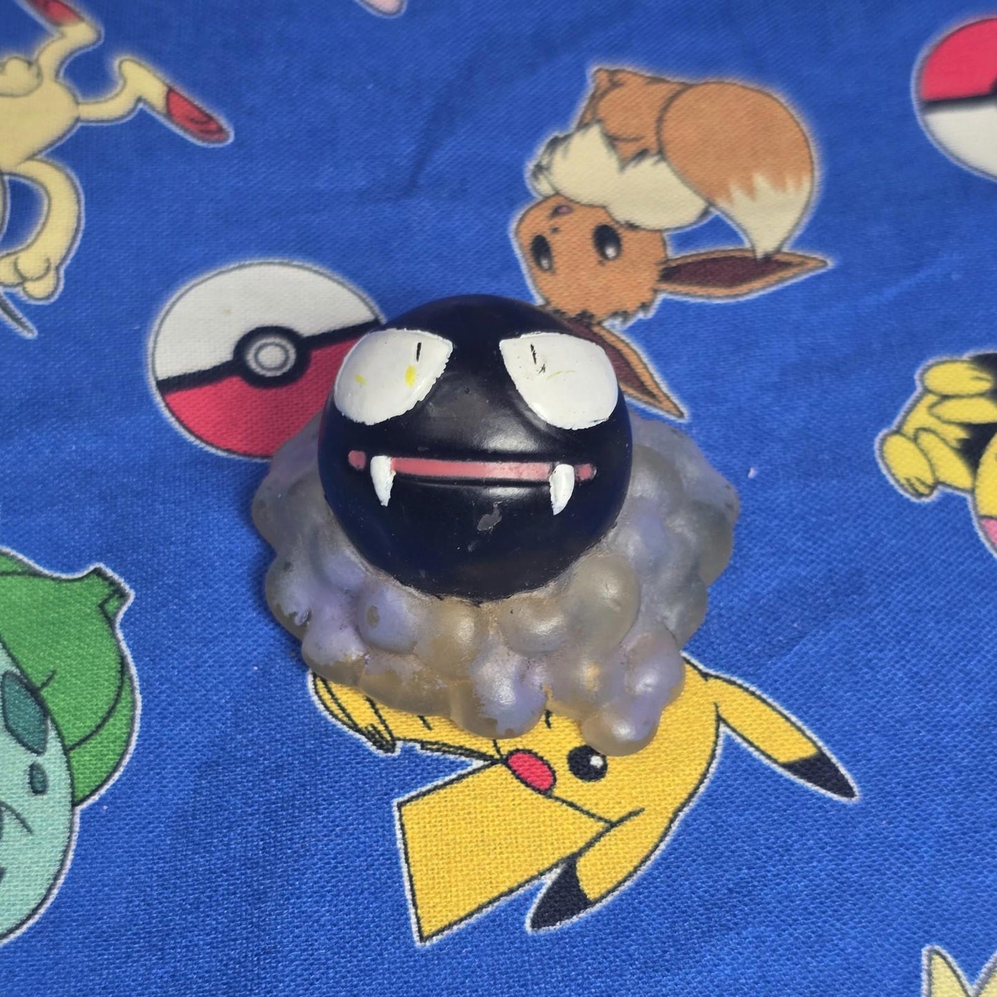 Pokemon Gastly Clear Figure Finger Puppet 1997 Nintendo Bandai Japan USA Seller