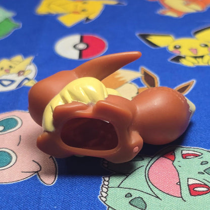 Pokemon Eevee Figure Finger Puppet 2013 Nintendo Bandai PVC Japan USA Seller
