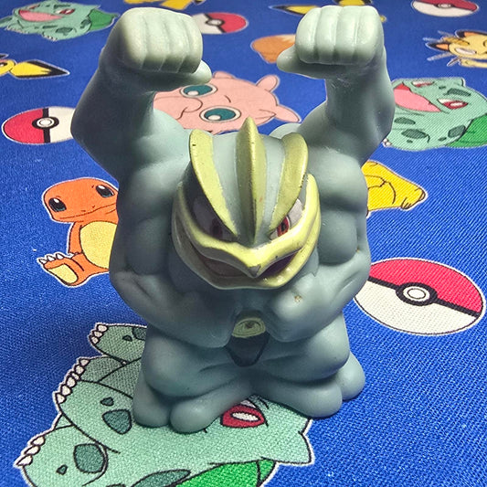 Pokemon Machamp Figure Finger Puppet 1998 Nintendo Bandai PVC Vintage Japan USA