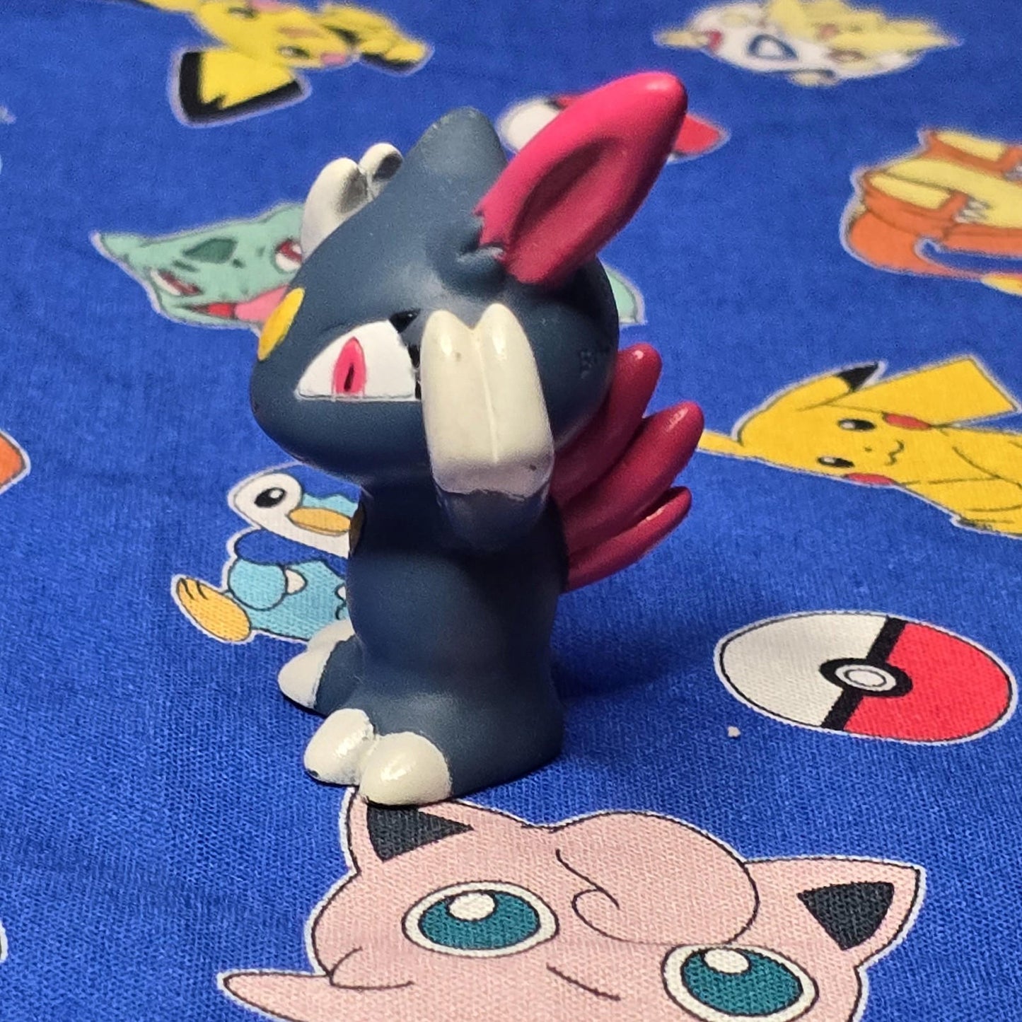Pokemon Sneasel Figure Finger Puppet 2000 Nintendo Bandai Vintage PVC Japan US