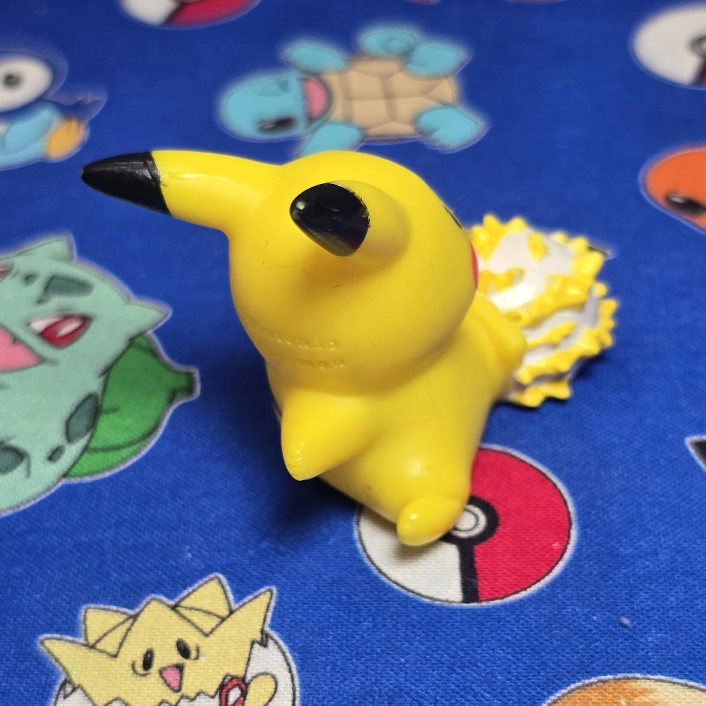 Pokemon Pikachu Attack Figure Finger Puppet 2011 Nintendo Bandai Japan US Seller