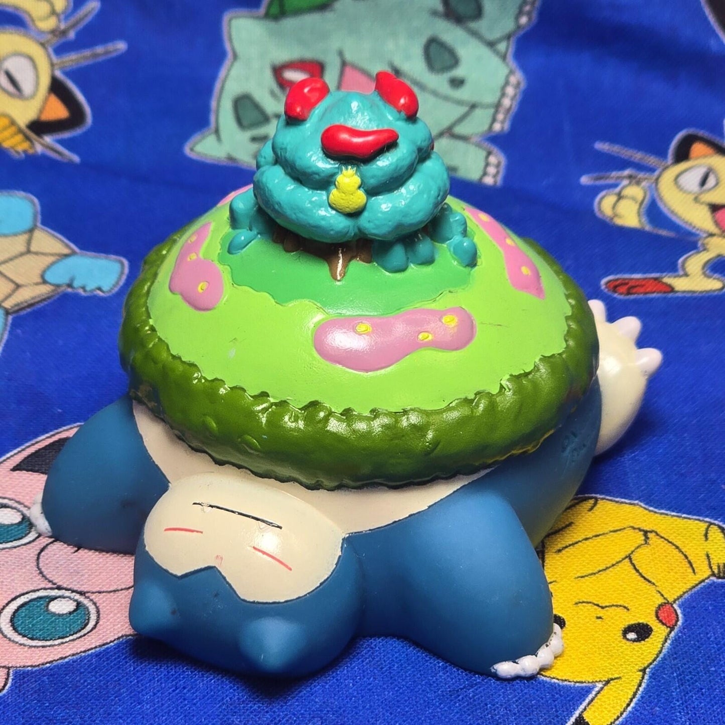 Pokemon Snorlax Gigantamax Figure Finger Puppet 2020 Nintendo Bandai Japan USA