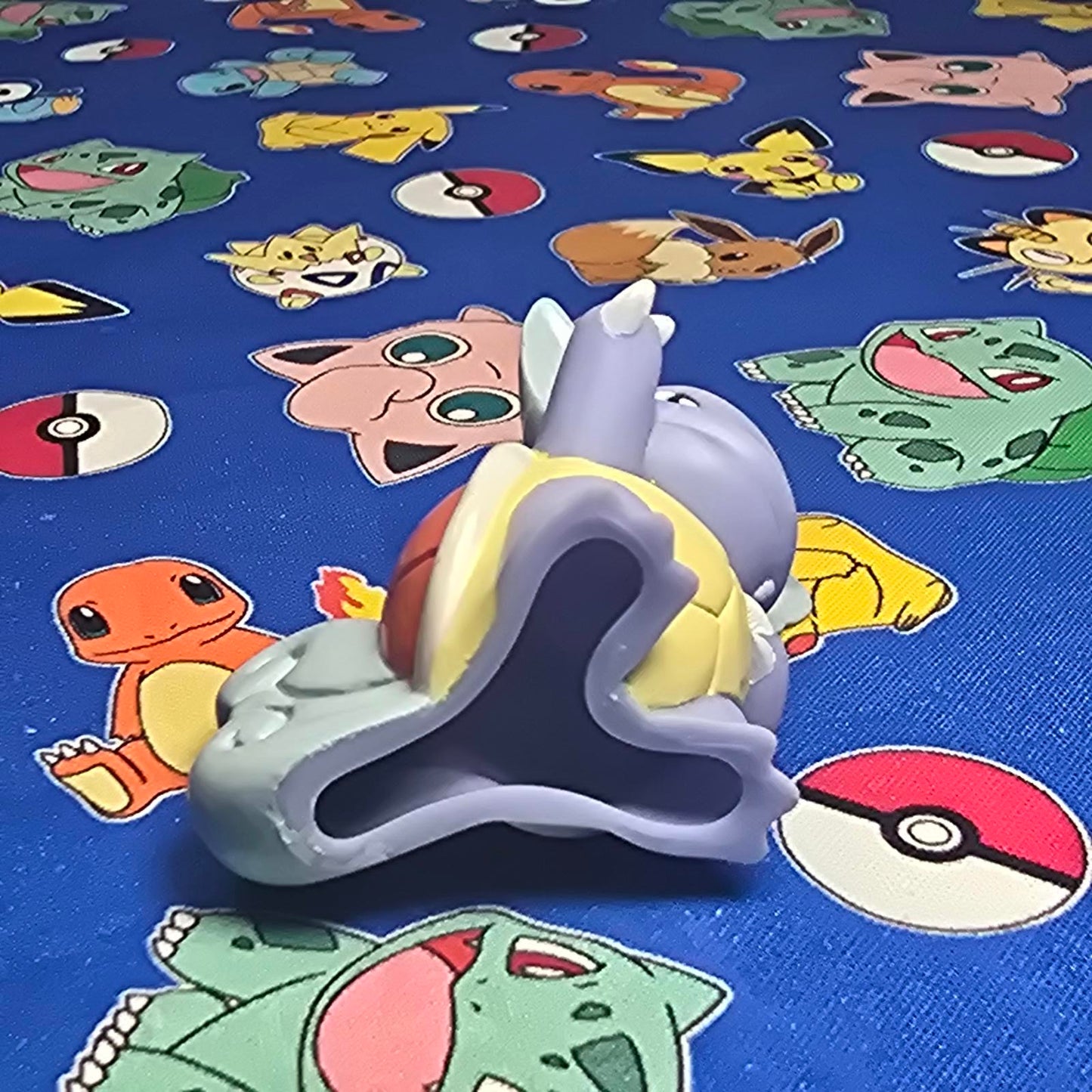 Pokemon Wartortle Figure Finger Puppet 2004 Nintendo Bandai PVC Vintage Japan US