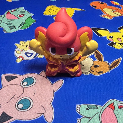 Pokemon Pansear Figure Finger Puppet 2011 Nintendo Bandai PVC Japan US Seller