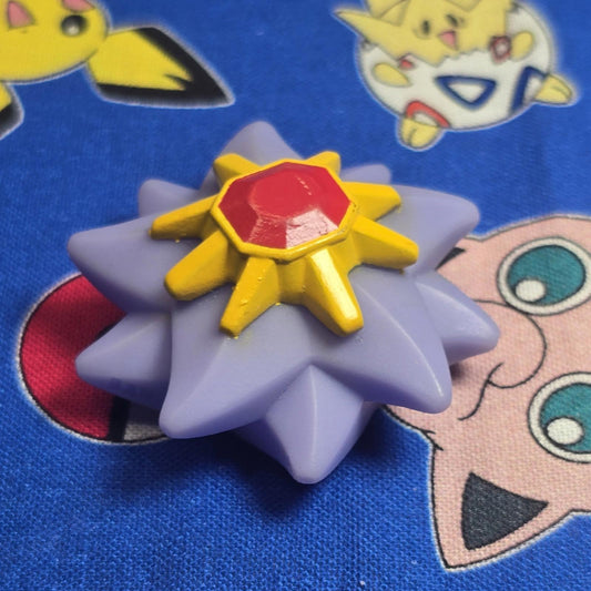 Pokemon Starmie Figure Finger Puppet 2007 Nintendo Bandai PVC Japan USA Seller