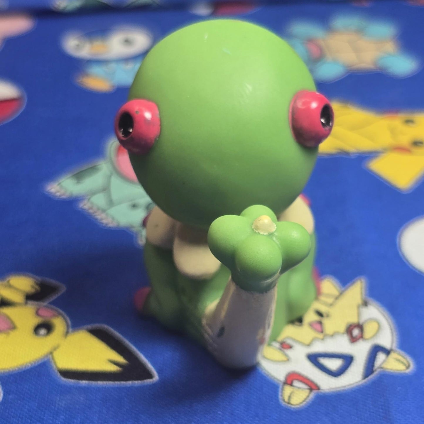 Pokemon Breloom Figure Finger Puppet 2004 Nintendo Bandai PVC Vintage Japan USA