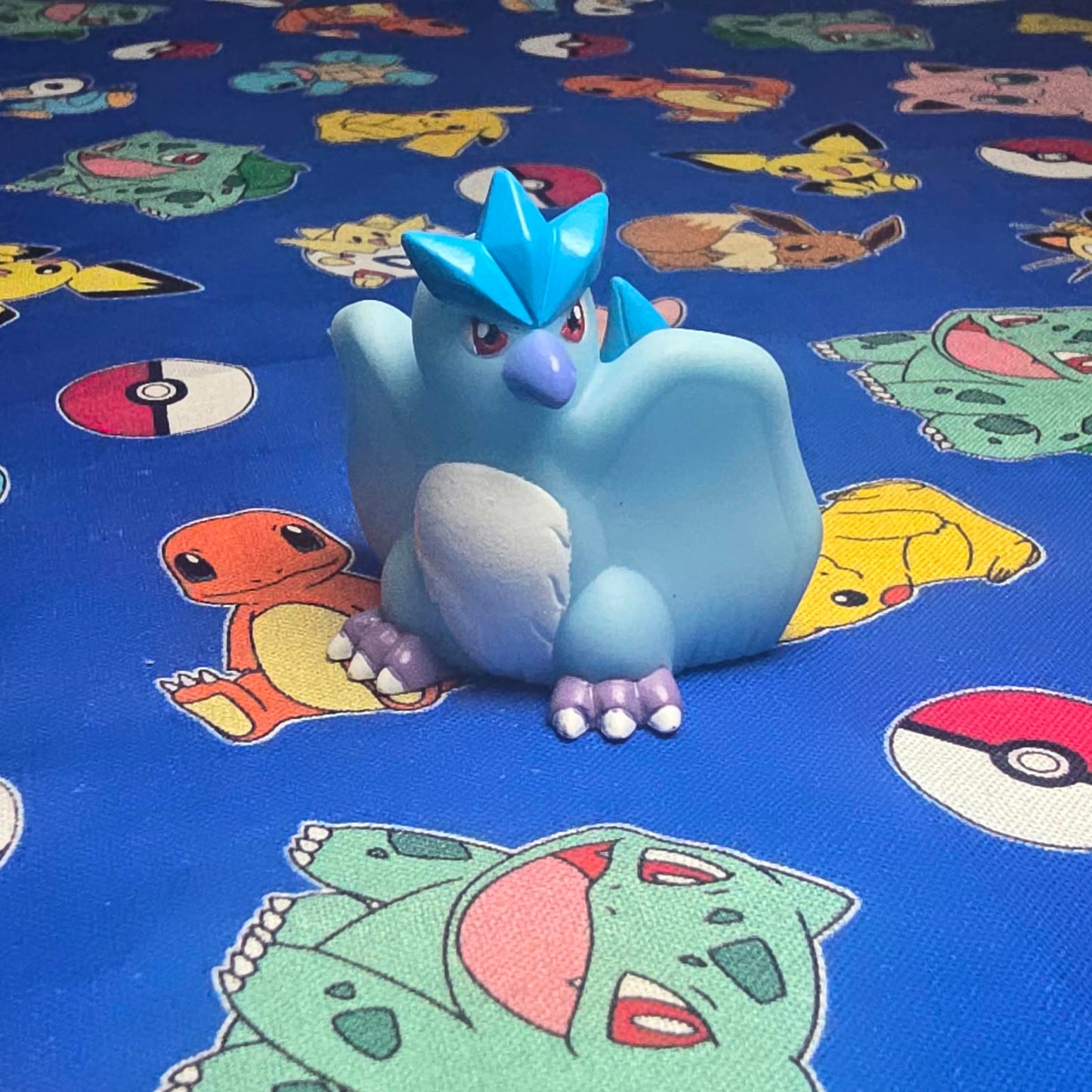Pokemon Articuno Figure Finger Puppet 2009 Nintendo Bandai PVC Japan USA Seller