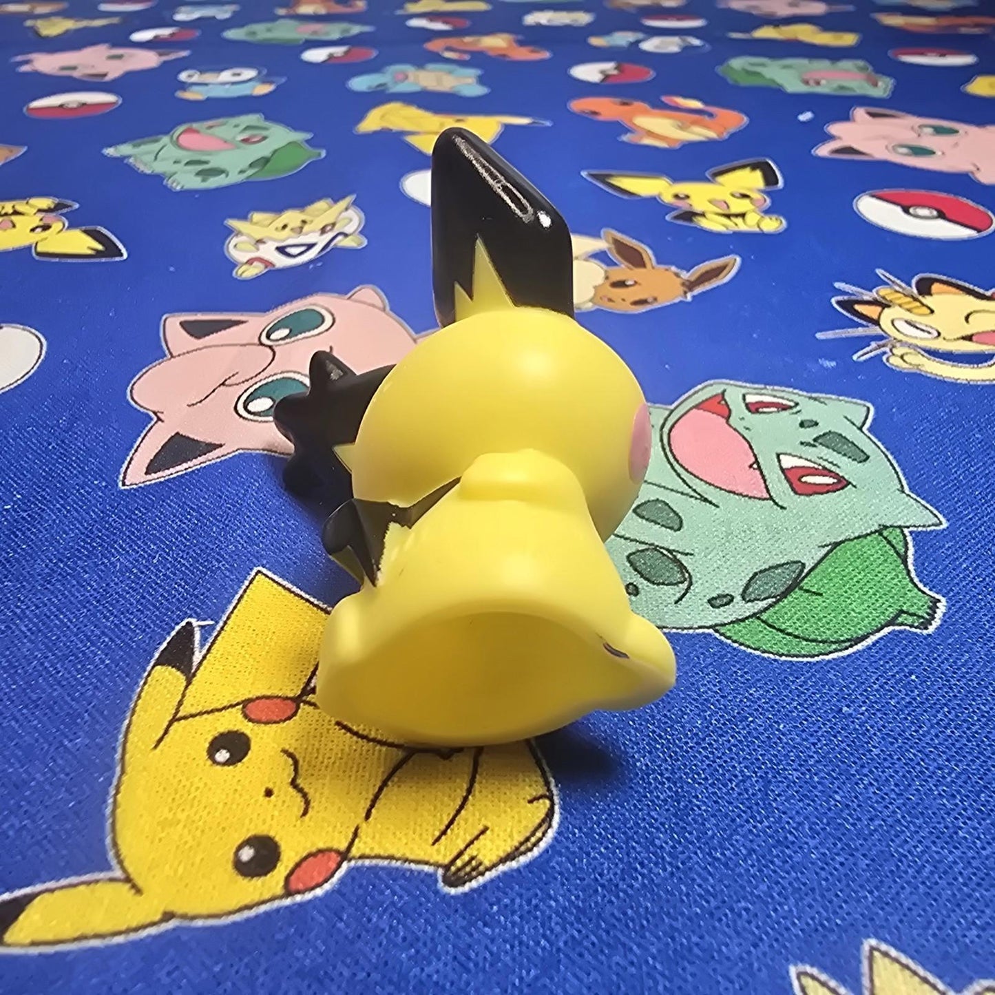 Pokemon Pichu Figure Finger Puppet 2009 Nintendo Bandai PVC Japan US Seller