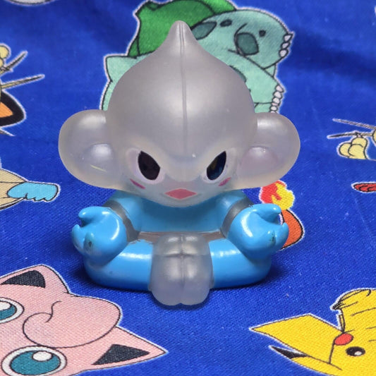 Pokemon Meditite Clear Figure Finger Puppet 2004 Nintendo Bandai PVC Japan USA