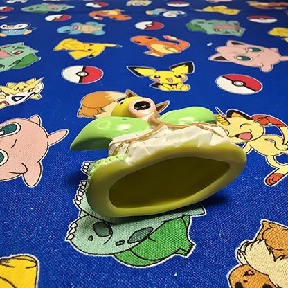 Pokemon Bellsprout Pink Figure Finger Puppet 1997 Bandai Nintendo PVC Vintage US