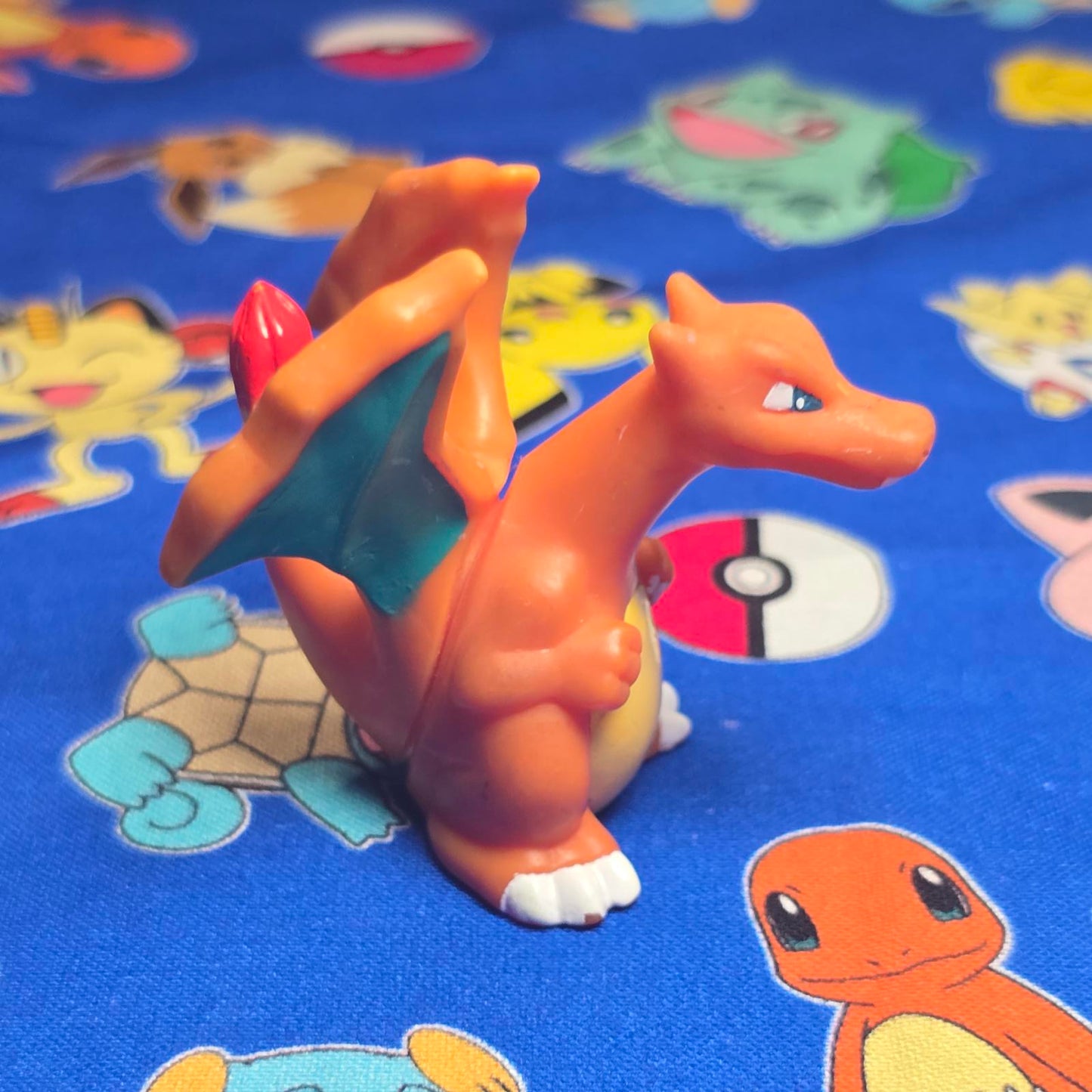 Pokemon Charizard Figure Finger Puppet 1998 Nintendo Bandai Vintage Japan USA