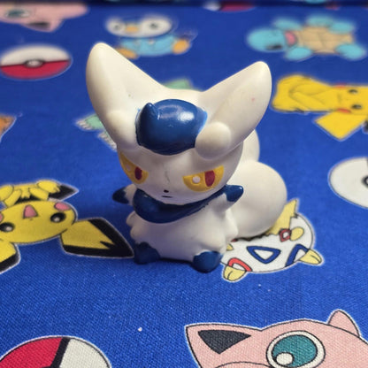 Pokemon Meowstic Figure Finger Puppet 2014 Nintendo Bandai PVC Vintage Japan USA