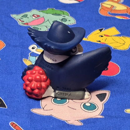 Pokemon Honchkrow Figure Finger Puppet 2006 Nintendo Bandai PVC Japan USA Seller