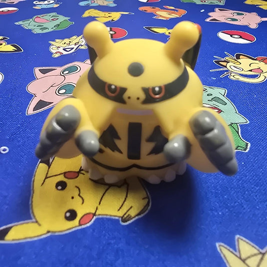 Pokemon Electivire Figure Finger Puppet 2006 Nintendo Bandai Vintage Japan USA