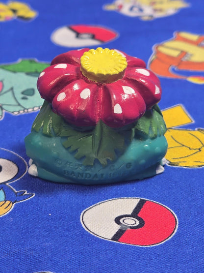 Pokemon Venusaur Figure Finger Puppet 1996 Nintendo Bandai Vintage Japan USA