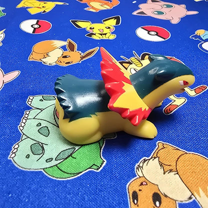 Pokemon Typhlosion Figure Finger Puppet 2009 Nintendo Bandai PVC Japan US Seller