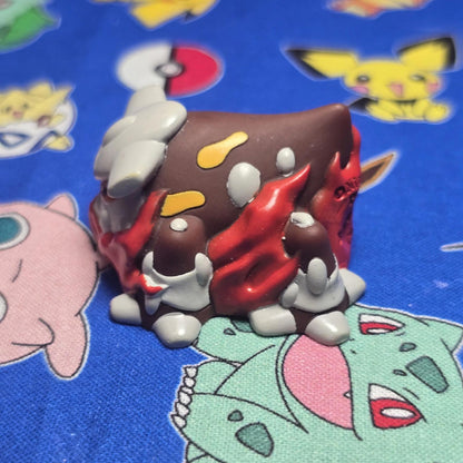 Pokemon Heatran Figure Finger Puppet 2009 Nintendo Bandai PVC Japan USA Seller
