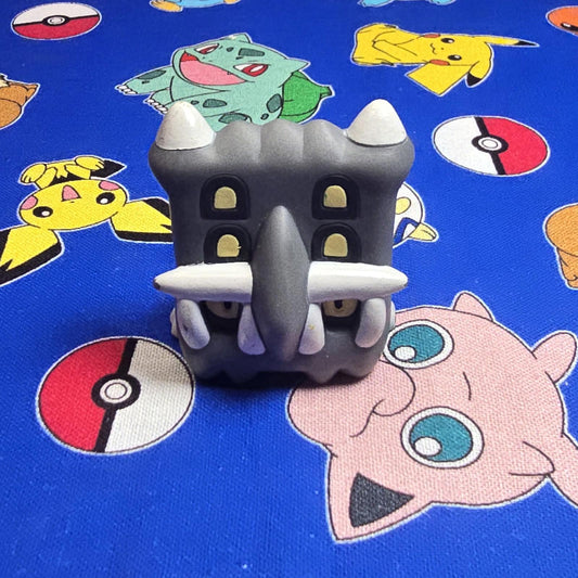 Pokemon Bastiodon Figure Finger Puppet 2007 Nintendo Bandai PVC Japan USA Seller