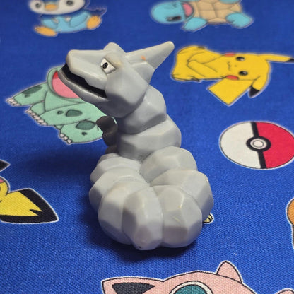 Pokemon Onix Dark Figure Finger Puppet 1997 Bandai Nintendo Vintage Japan USA