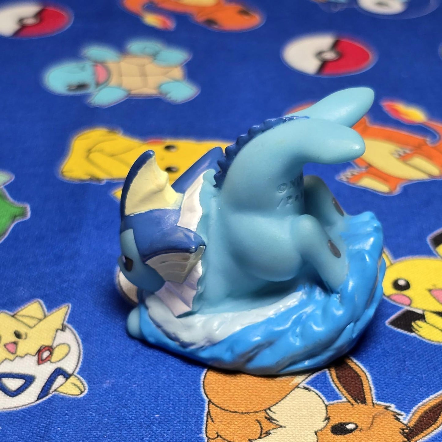 Pokemon Vaporeon Figure Finger Puppet 2013 Nintendo Bandai PVC Japan USA Seller