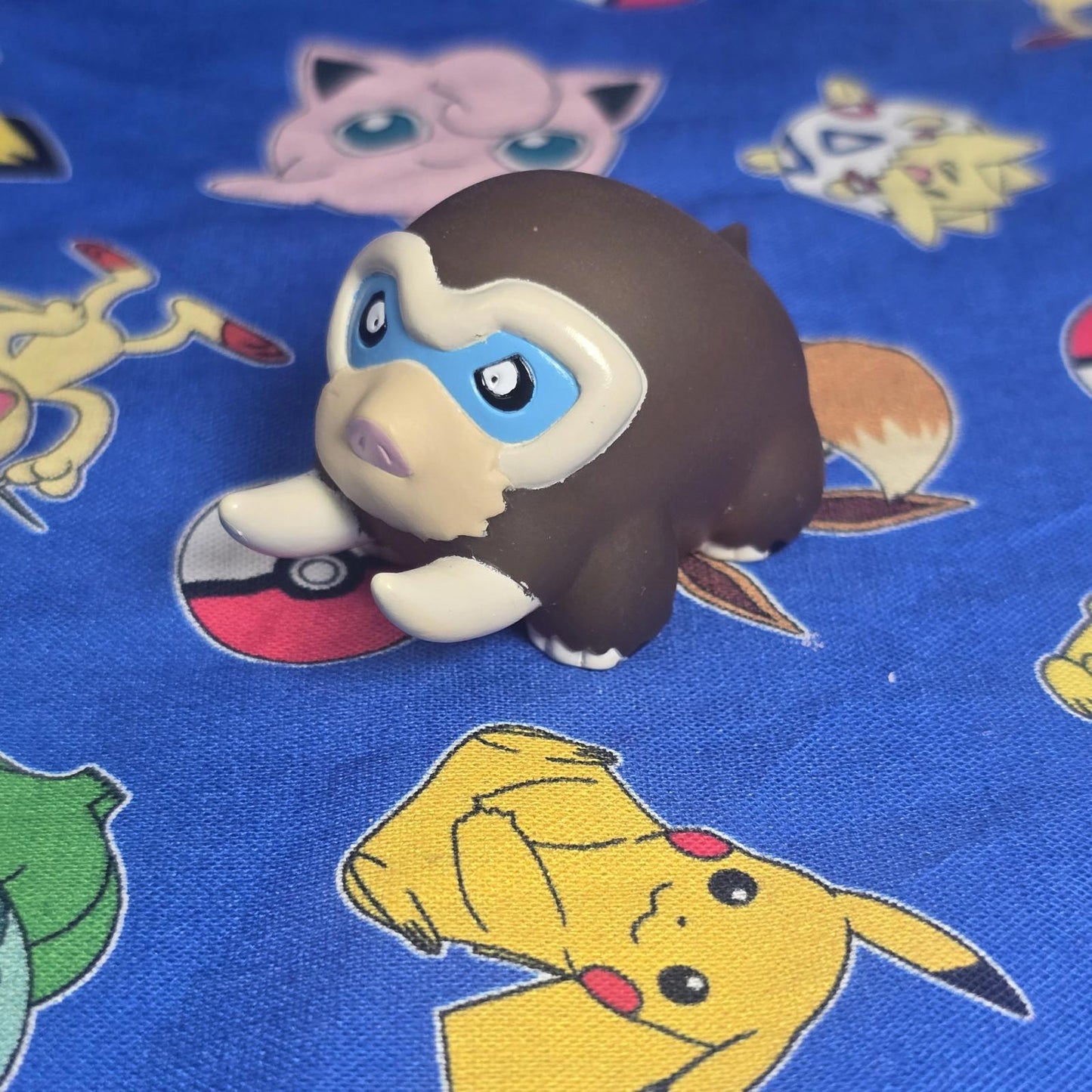 Pokemon Mamoswine Clear Figure Finger Puppet 2008 Nintendo Bandai Japan PVC USA