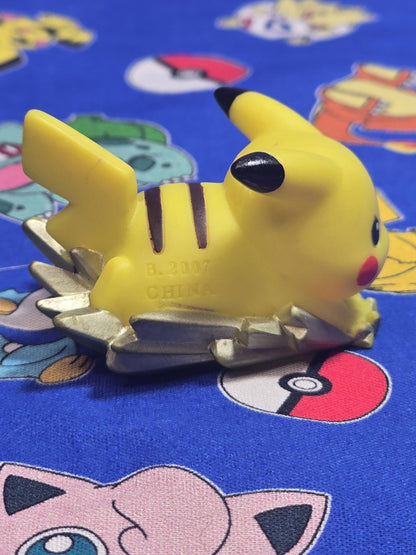 Pokemon Pikachu Figure Finger Puppet 2007 Nintendo Bandai PVC Japan USA Seller