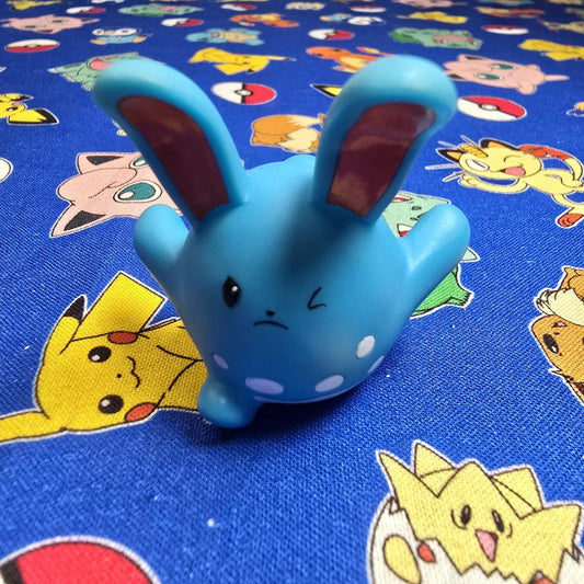 Pokemon Azumarill Figure Finger Puppet 2006 Nintendo Bandai PVC Japan USA Seller