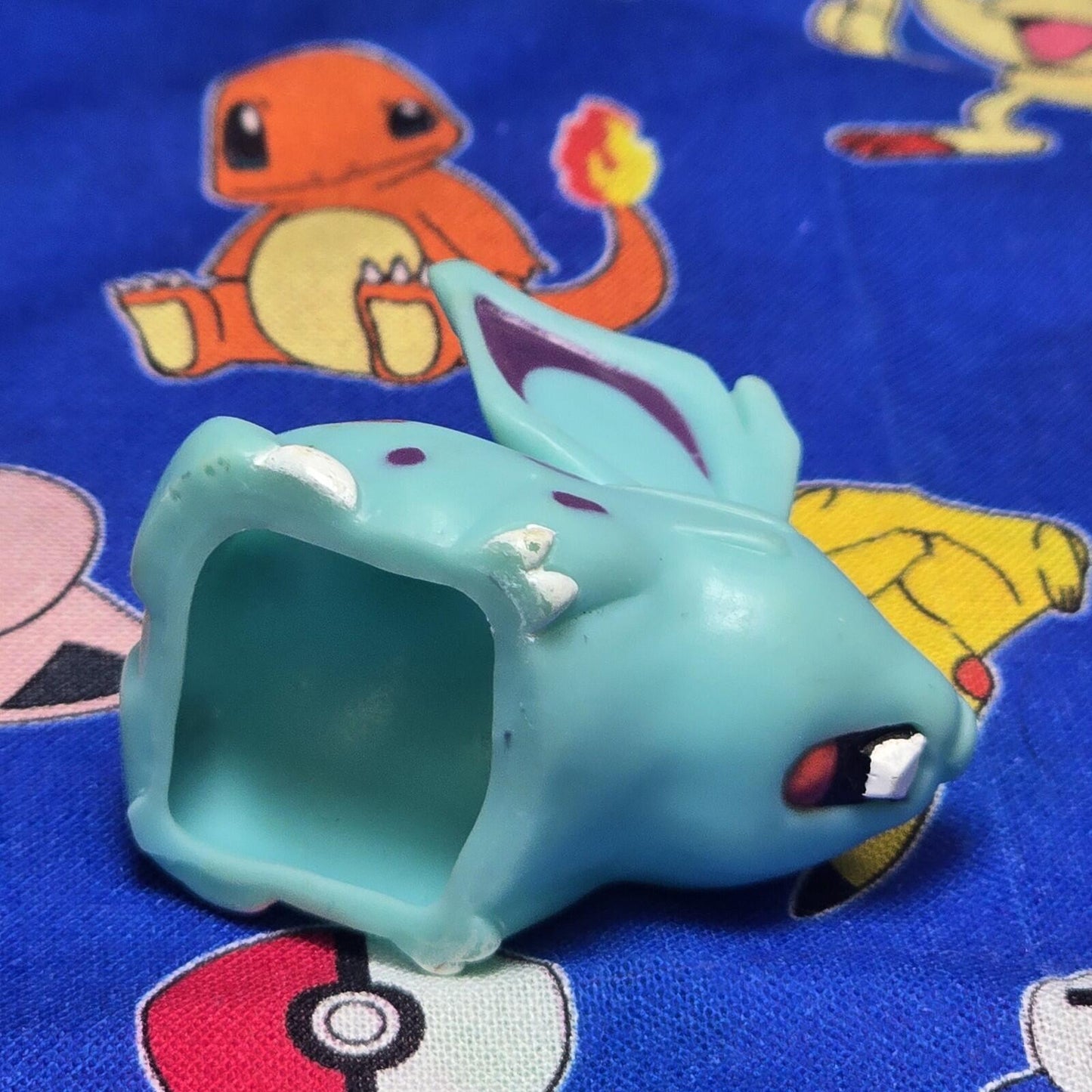 Pokemon Nidoran Dark Figure Finger Puppet 1997 Nintendo Bandai PVC Vintage Japan