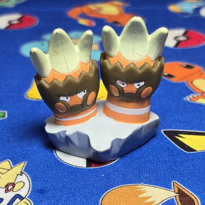 Pokemon Binacle Figure Finger Puppet 2014 Nintendo Bandai PVC Japan USA Seller