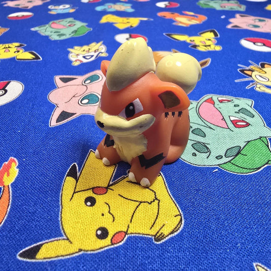 Pokemon Growlithe Figure Finger Puppet 2012 Nintendo Bandai PVC Japan USA Seller