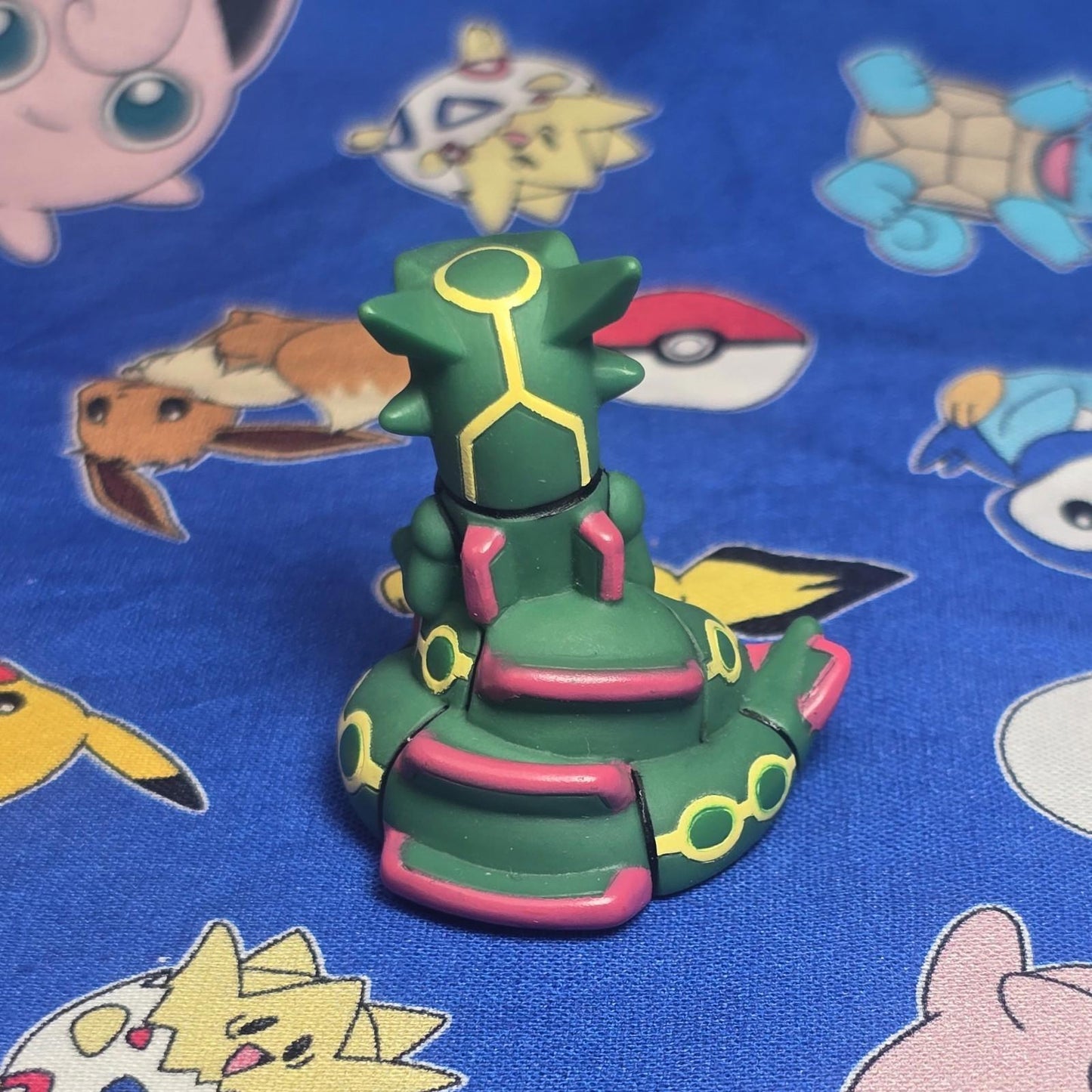 Pokemon Rayquaza Figure Finger Puppet 2004 Nintendo Tomy PVC Japan USA Seller