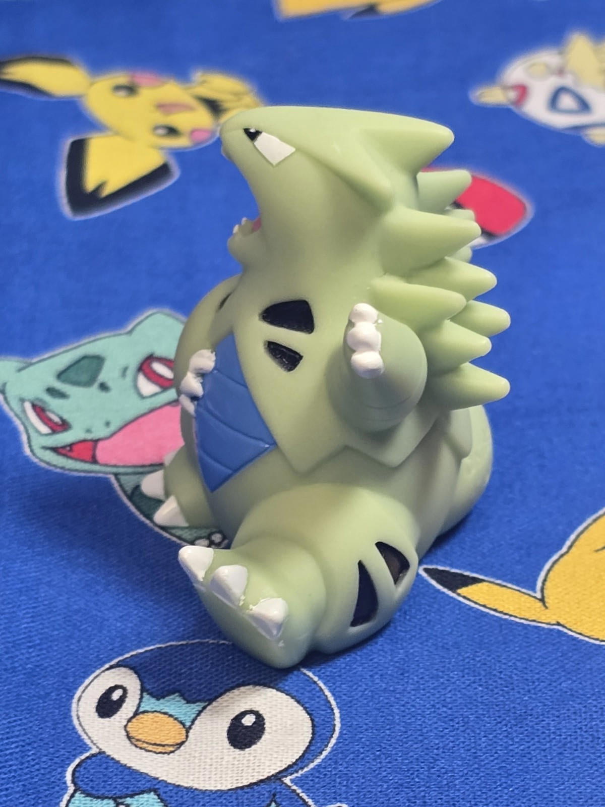 Pokemon Tyranitar Figure Finger Puppet 2007 Nintendo Bandai PVC Japan USA Seller