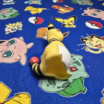 Pokemon Ampharos Figure Finger Puppet 2000 Nintendo Bandai PVC Vintage Japan USA