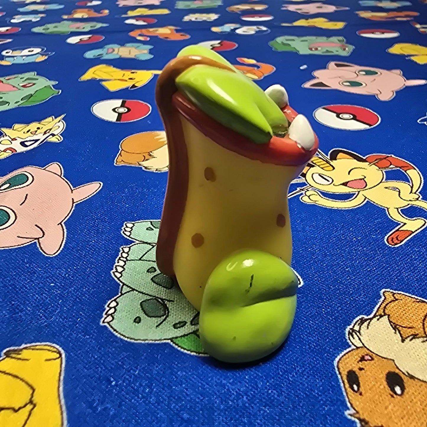 Pokemon Victreebel Red Figure Finger Puppet 1997 Bandai Nintendo PVC Vintage USA