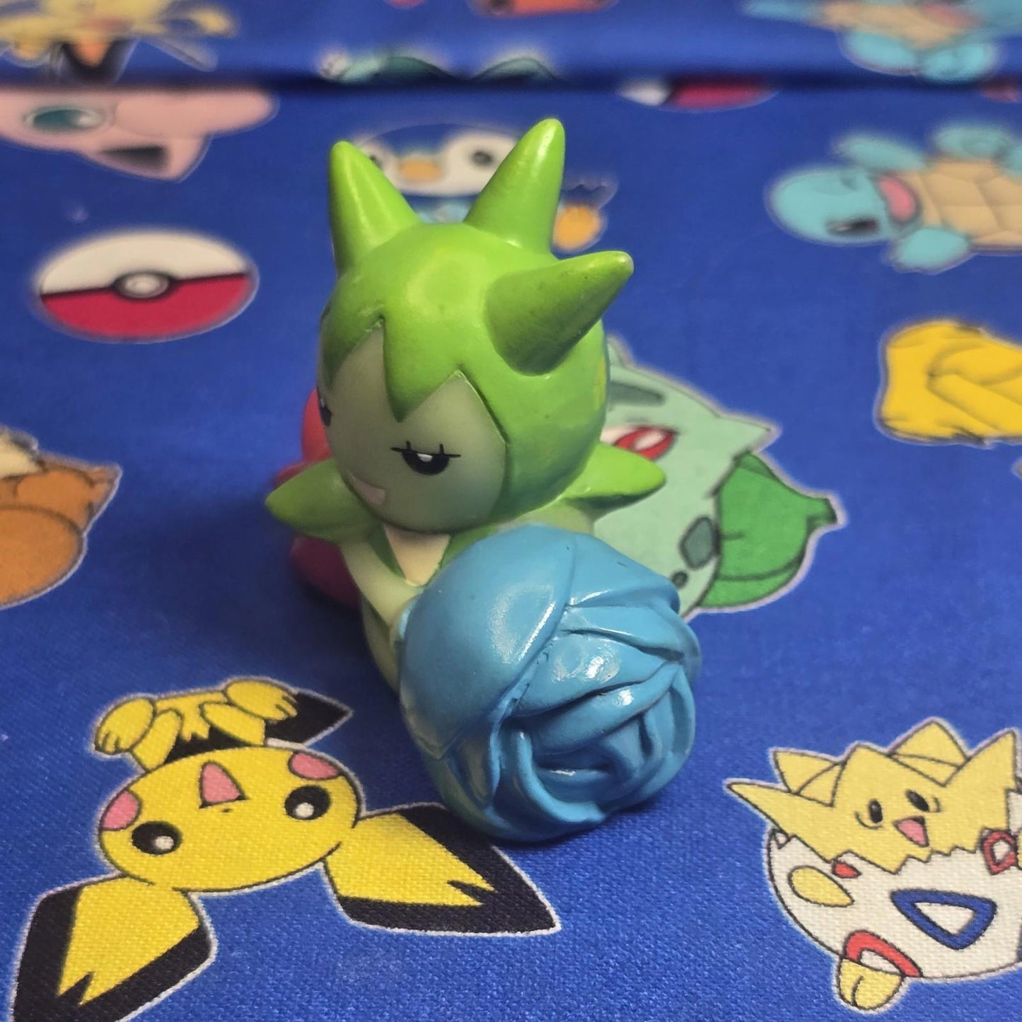 Pokemon Roselia Figure Finger Puppet 2006 Nintendo PVC Japan Bandai USA Seller
