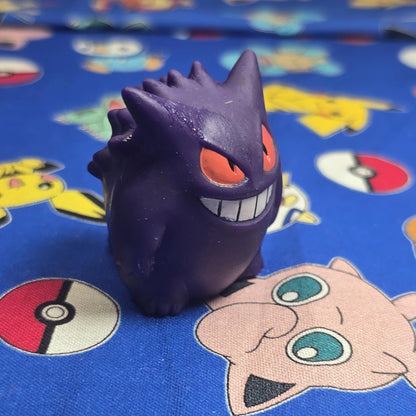 Pokemon Gengar Dark Figure Finger Puppet 1997 Bandai Nintendo Vintage Japan USA