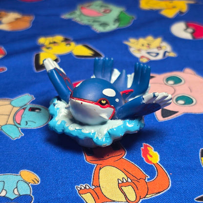 Pokemon Kyogre Figure Finger Puppet 2012 Nintendo Bandai PVC Japan USA Seller