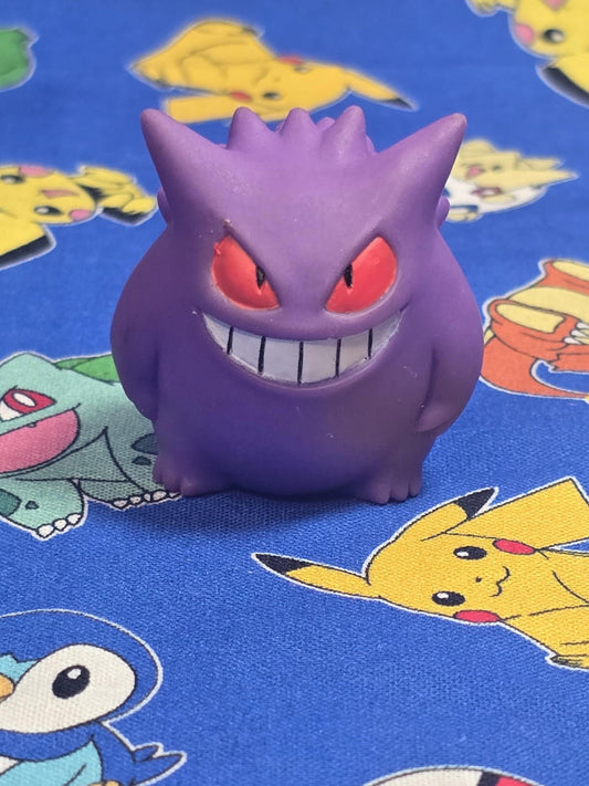 Pokemon Gengar Figure Finger Puppet 1997 Bandai Nintendo PVC Vintage Japan USA