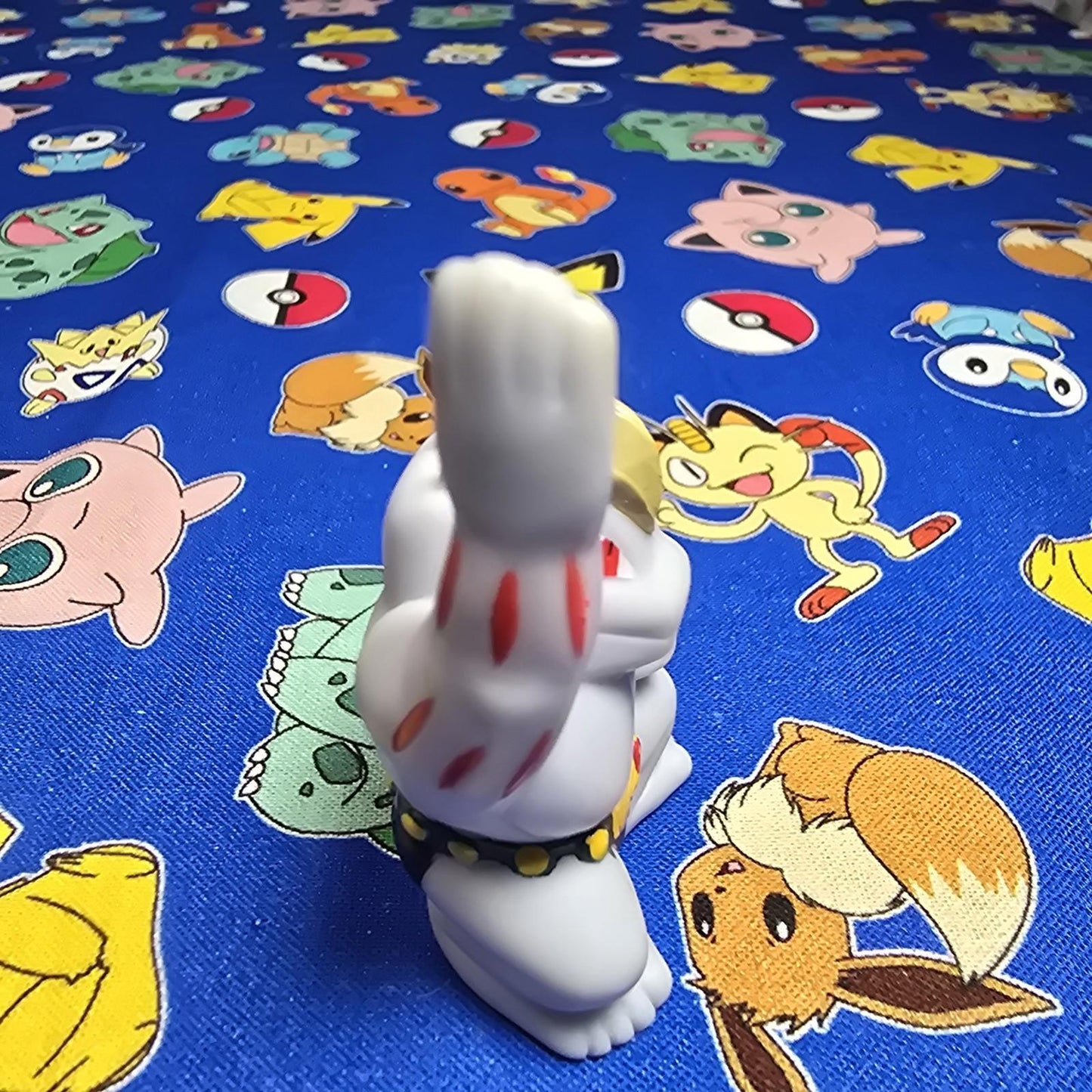 Pokemon Machoke Figure Finger Puppet 2006 Nintendo Bandai PVC Japan USA Seller