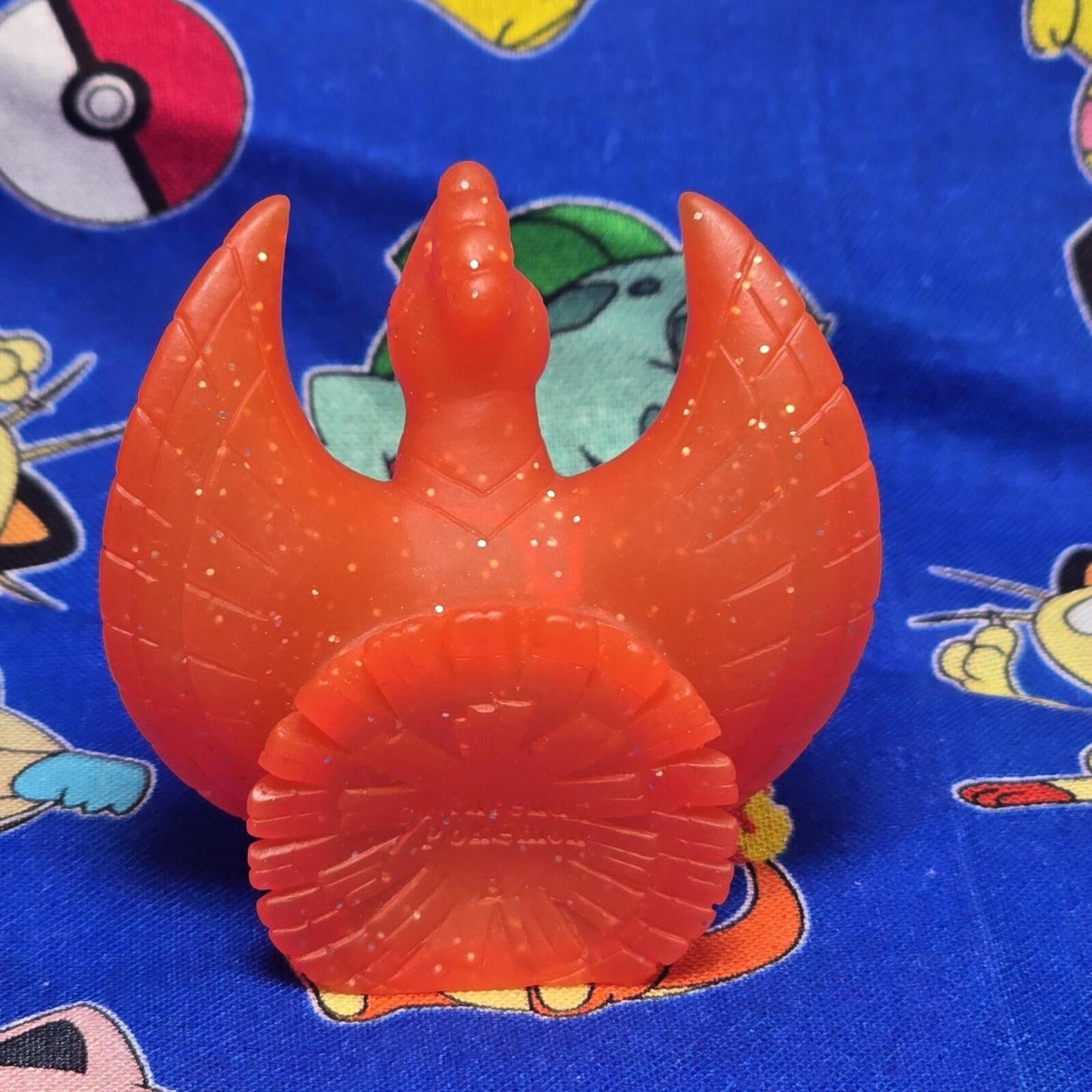 Pokemon Ho-Oh Glitter Figure Finger Puppet 2025 Nintendo PVC Bandai Japan USA