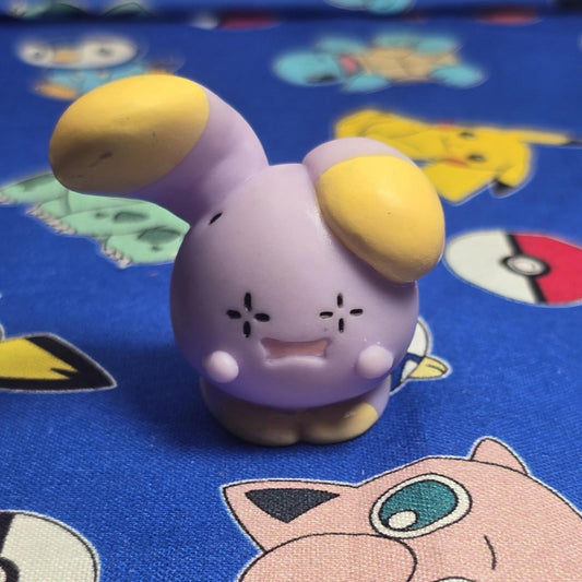 Pokemon Whismur Figure Finger Puppet 2002 Nintendo Bandai PVC Vintage Japan USA