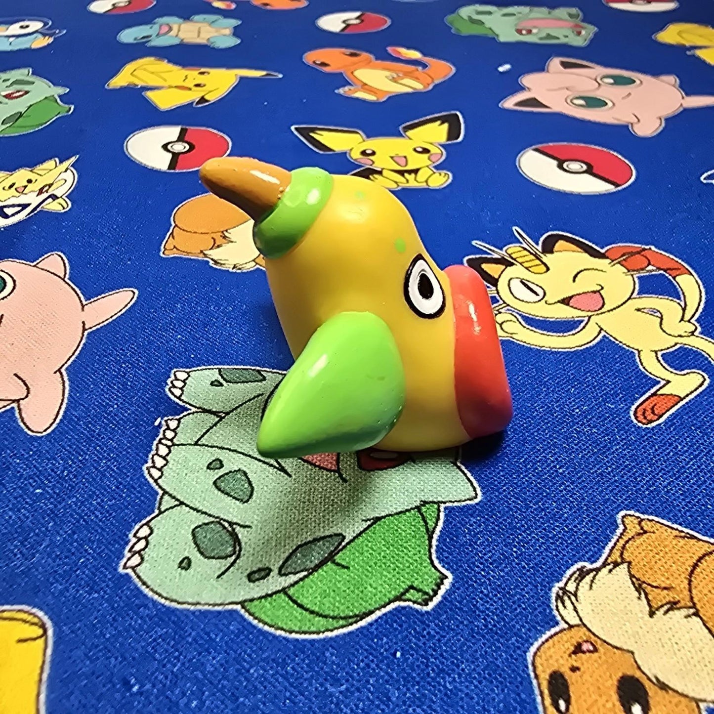 Pokemon Weepinbell Red Figure Finger Puppet 1996 Nintendo PVC Bandai Vintage USA
