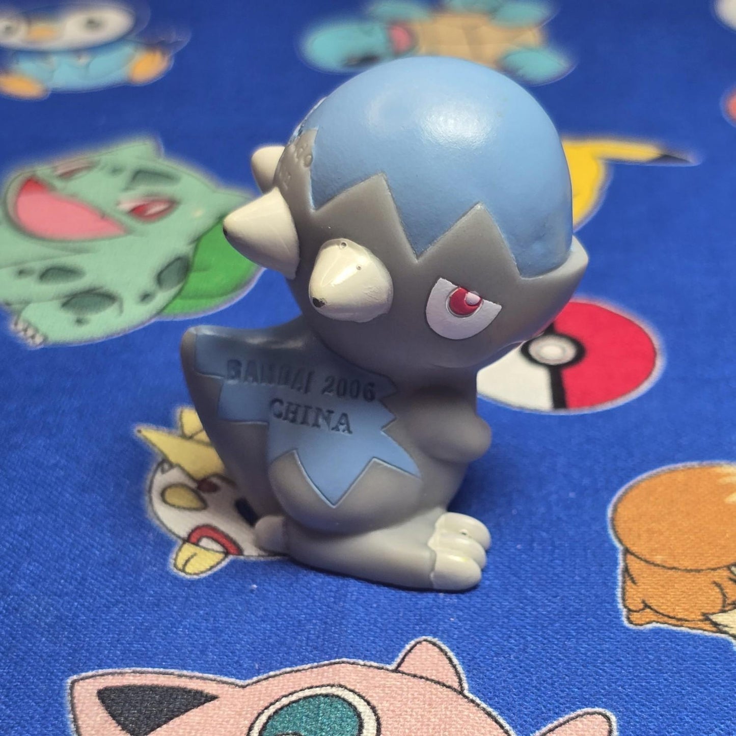 Pokemon Cranidos Figure Finger Puppet 2006 Nintendo Bandai PVC Vintage Japan USA