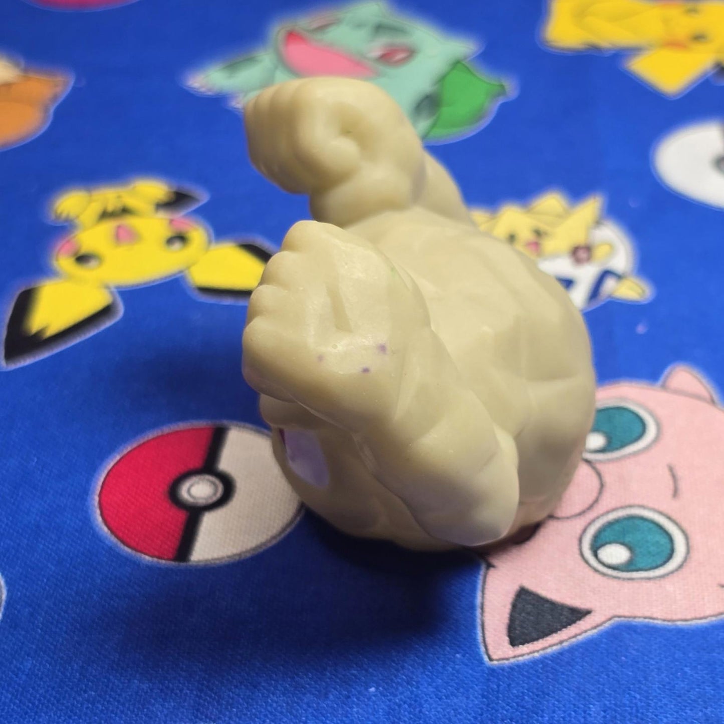 Pokemon Geodude Figure Finger Puppet 1997 Bandai Nintendo PVC Vintage Japan USA