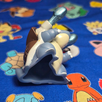 Pokemon Blastoise Figure Finger Puppet 2006 Nintendo Bandai PVC Japan USA Seller