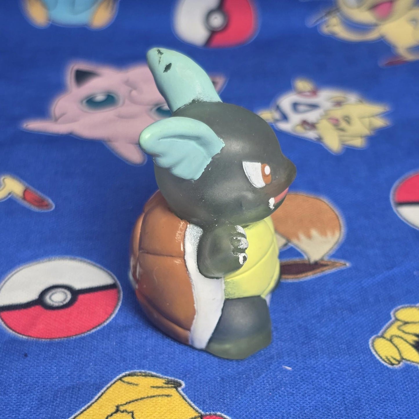 Pokemon Wartortle Clear Figure Finger Puppet 1996 Nintendo Bandai PVC Japan USA