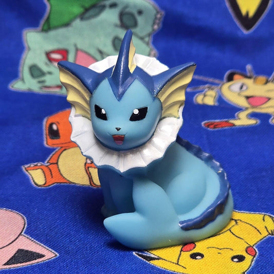Pokemon Vaporeon Figure Finger Puppet 2012 Nintendo Bandai PVC Japan USA Seller