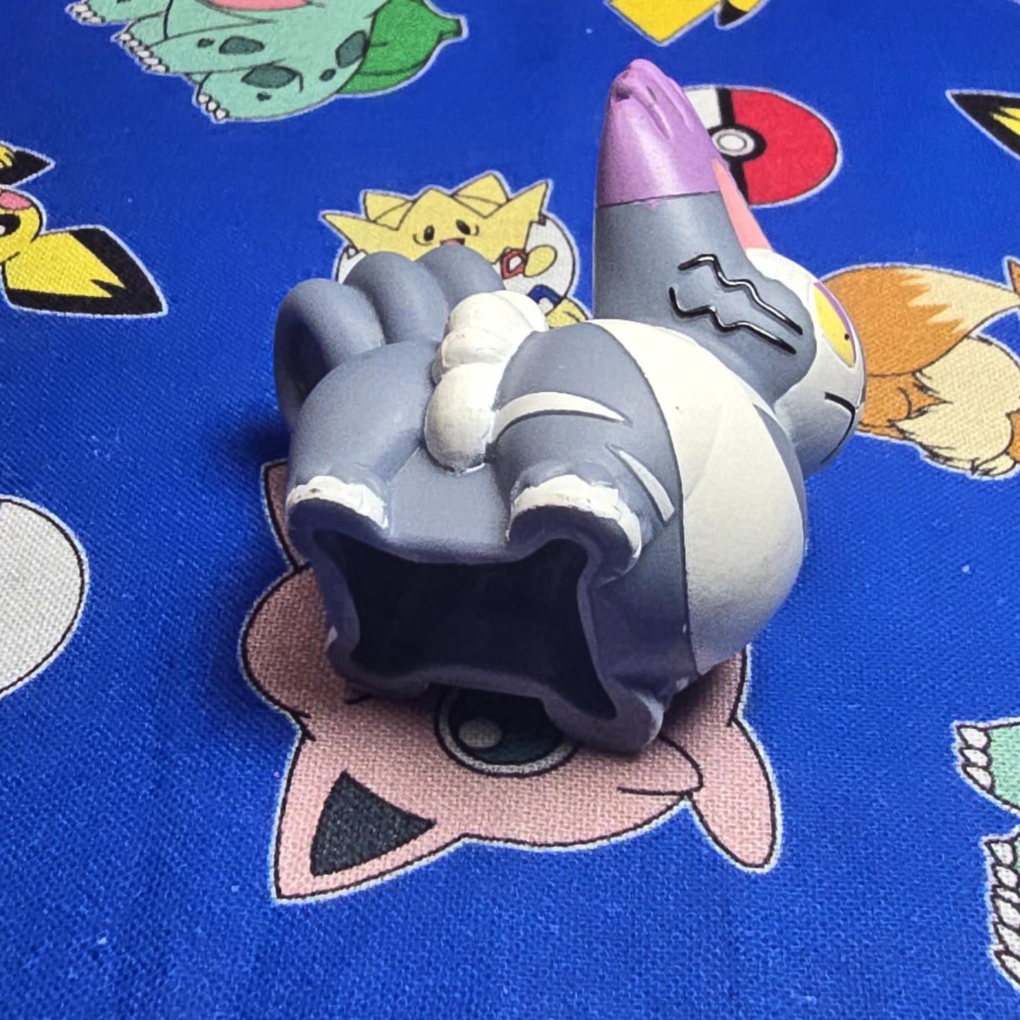 Pokemon Purugly Figure Finger Puppet 2007 Nintendo Bandai PVC Japan USA Seller